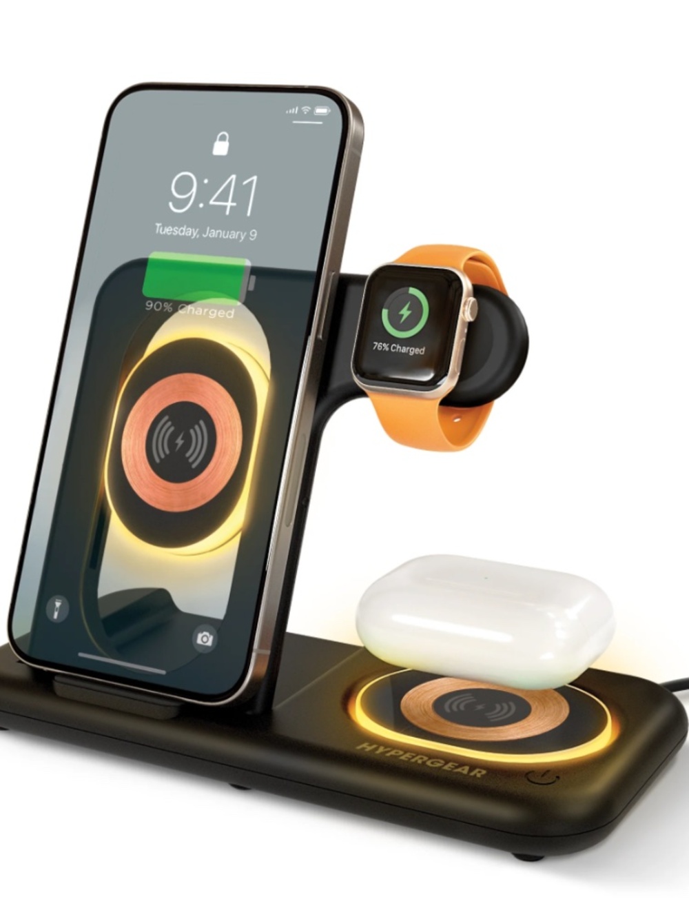 Hypergear PowerFold X-Ray 4-in-1 Foldable Wireless Charging Stand